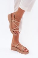 Sandały damskie Model Civara LL-368 Beige
