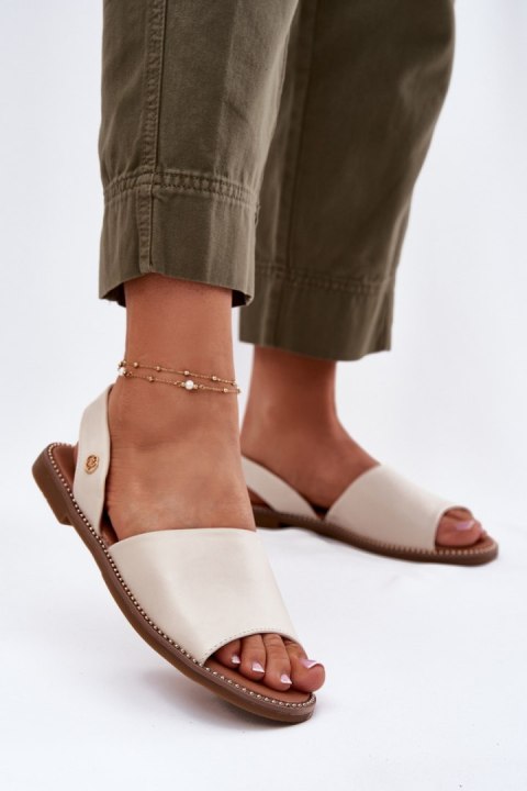 Sandały damskie Model Dereka 25SD35-8783 Beige