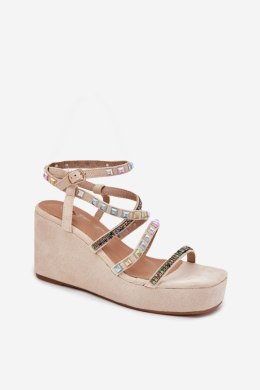Sandały damskie Model Lunara JH399 Beige