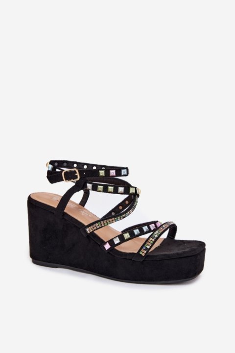 Sandały damskie Model Lunara JH399 Black Sandały damskie Model Lunara JH399 Black