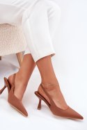 Sandały damskie Lunira P-1370 Camel