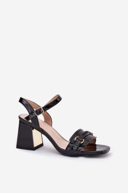 Sandały damskie skórzane Model Mevonelle 25SD24-8699 Black