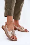 Sandały damskie Model S.Barski KV51-003 Pink Gold