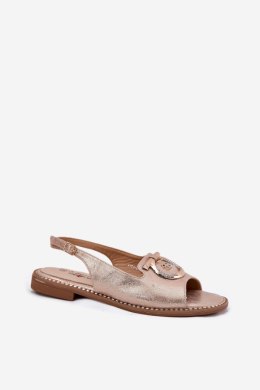 Sandały damskie Model S.Barski KV51-003 Pink Gold