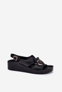 Sandały damskie skórzane Model S.Barski KV51-031 Black