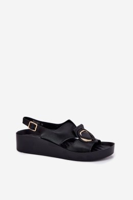 Sandały damskie skórzane Model S.Barski KV51-031 Black