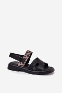 Sandały damskie skórzane Model Vinceza 66780 Black