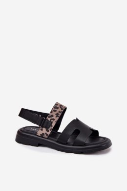 Sandały damskie skórzane Model Vinceza 66780 Black