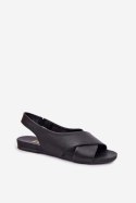 Sandały damskie skórzane Model Zazoo 40407 Black