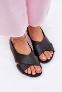 Sandały damskie skórzane Model Zazoo 40407 Black