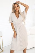 Sukienka damska Model Lyra 607-1 Beige - Numoco