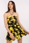 Sukienka damska Model MI-SK-23708.60 Black/Yellow - Italy Moda
