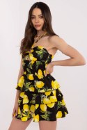 Sukienka damska Model MI-SK-23708.60 Black/Yellow - Italy Moda