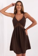 Sukienka damska Model MI-SK-62170.97 Brown - Italy Moda