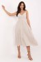 Sukienka damska Model MI-SK-62200.76 Beige - Italy Moda