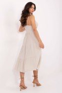 Sukienka damska Model MI-SK-62200.76 Beige - Italy Moda