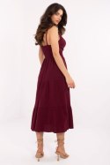 Sukienka damska Model MI-SK-62200.76 Bordo - Italy Moda