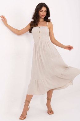 Sukienka damska Model MI-SK-62201.85 Beige - Italy Moda