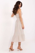 Sukienka damska Model MI-SK-62201.85 Beige - Italy Moda