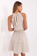 Sukienka damska muślinowa Model MI-SK-92166.71P Beige - Italy Moda