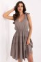 Sukienka damska Model MI-SK-92179.14 Dark Beige - Italy Moda