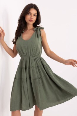 Sukienka damska Model MI-SK-92179.14 Khaki - Italy Moda