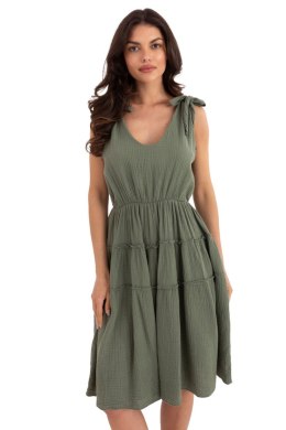 Sukienka damska Model MI-SK-92179.14 Khaki - Italy Moda