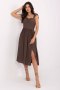 Sukienka damska Model MI-SK-A1830.69 Dark Brown - Italy Moda