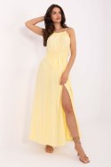 Sukienka damska Model MI-SK-A1845.95 Light Yellow - Italy Moda