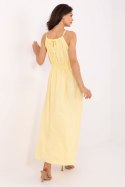 Sukienka damska Model MI-SK-A1845.95 Light Yellow - Italy Moda