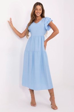 Sukienka damska letnia midi Model MI-SK-A2489.21 Light Blue - Italy Moda