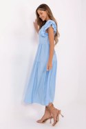 Sukienka damska letnia midi Model MI-SK-A2489.21 Light Blue - Italy Moda