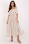 Sukienka damska Model MI-SK-A2609.96 Beige - Italy Moda