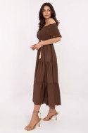 Sukienka damska Model MI-SK-A2609.96 Brown - Italy Moda