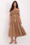 Sukienka damska Model MI-SK-A2609.96 Camel - Italy Moda