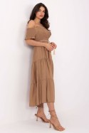 Sukienka damska Model MI-SK-A2609.96 Camel - Italy Moda