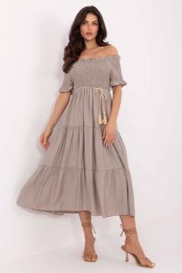 Sukienka damska Model MI-SK-A2609.96 Dark Beige - Italy Moda