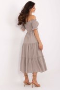 Sukienka damska Model MI-SK-A2609.96 Dark Beige - Italy Moda