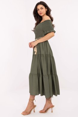 Sukienka damska Model MI-SK-A2609.96 Khaki - Italy Moda