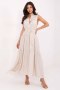 Sukienka damska maxi Model MI-SK-A5032.70P Light Beige - Italy Moda