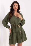 Sukienka damska Model MI-SK-A5079.27 Khaki - Italy Moda
