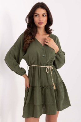 Sukienka damska Model MI-SK-A5079.27 Khaki - Italy Moda