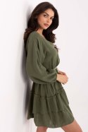 Sukienka damska Model MI-SK-A5079.27 Khaki - Italy Moda