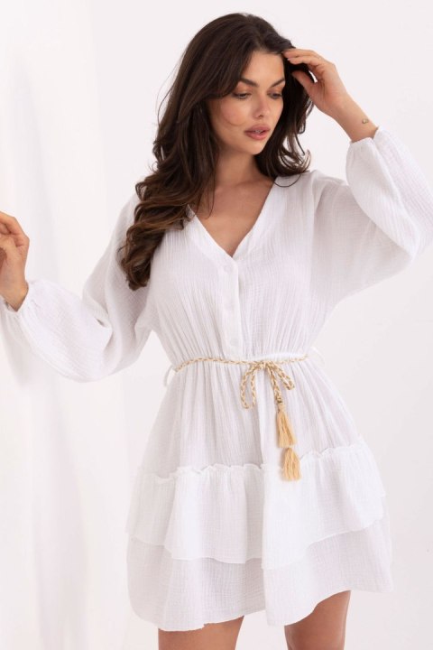 Sukienka damska Model MI-SK-A5079.27 White - Italy Moda Sukienka damska Model MI-SK-A5079.27 White - Italy Moda