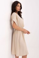 Sukienka damska Model MI-SK-A63751.67 Beige - Italy Moda