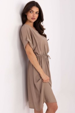Sukienka damska Model MI-SK-A63751.67 Dark Beige - Italy Moda