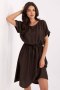 Sukienka damska Model MI-SK-A63751.67 Dark Brown - Italy Moda