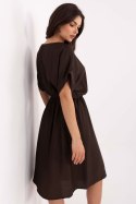 Sukienka damska Model MI-SK-A63751.67 Dark Brown - Italy Moda