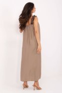 Sukienka damska Model MI-SK-A6412.68 Dark Beige - Italy Moda