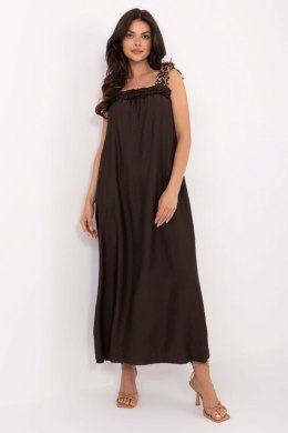Sukienka damska Model MI-SK-A6412.68 Dark Brown - Italy Moda